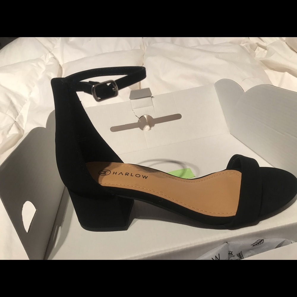 Black Harlow Heels
